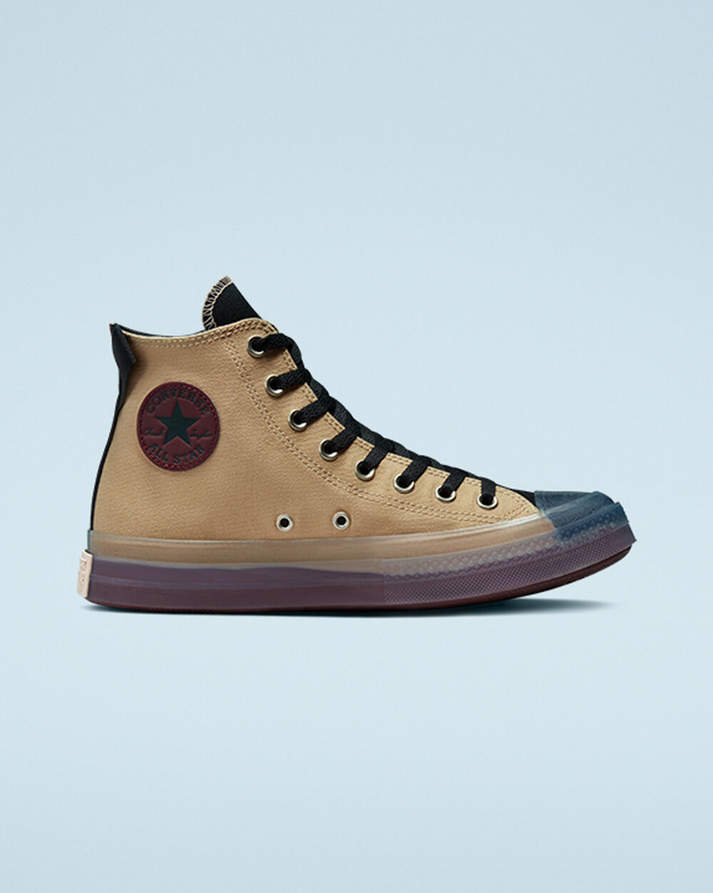 Zapatillas Converse Chuck Taylor All Star CX Mujer Kaki Negras Burdeos Oscuro | Argentina-285307