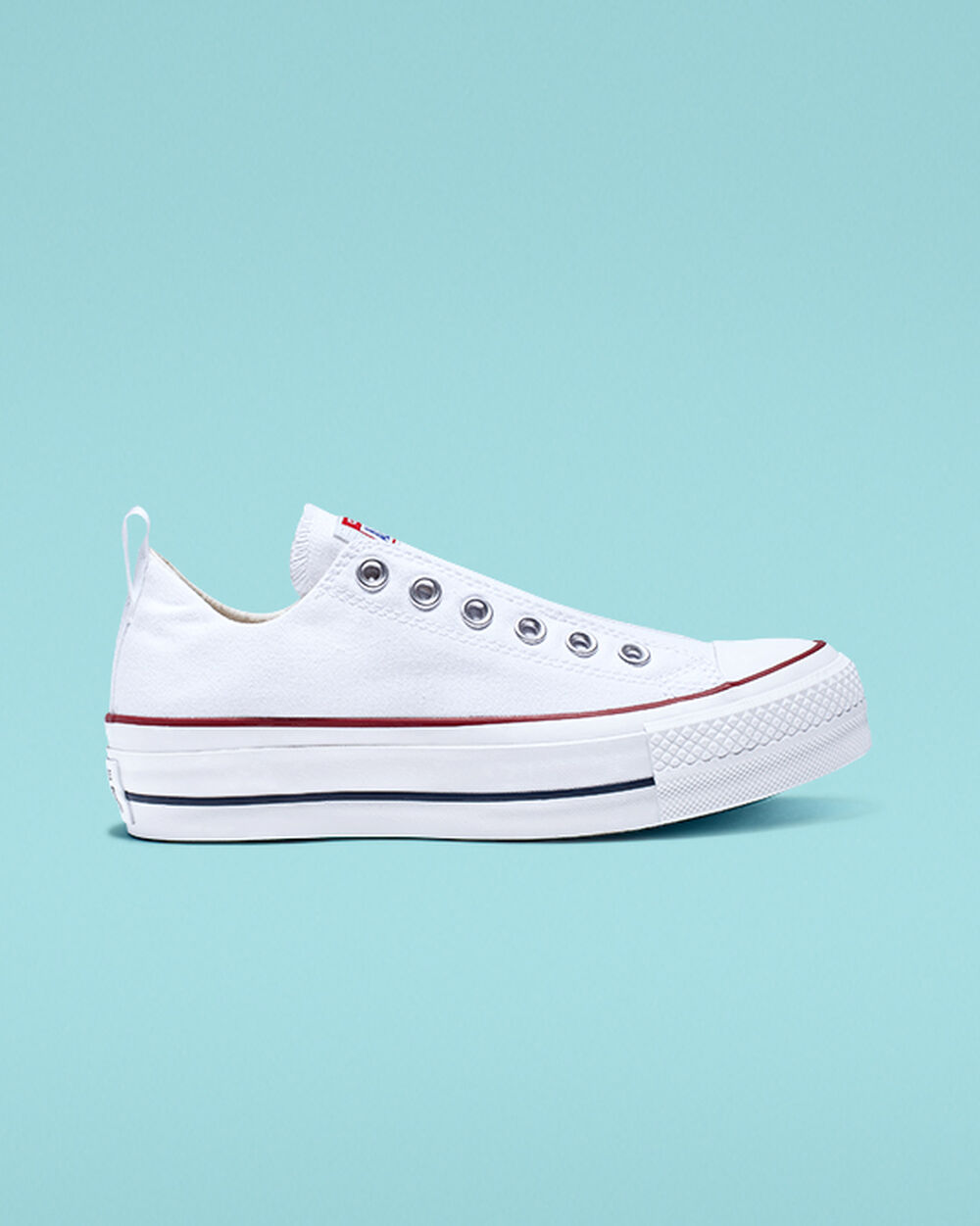 Zapatillas Converse Chuck Taylor All Star Mujer Blancas Rojas Azules | Argentina-480927