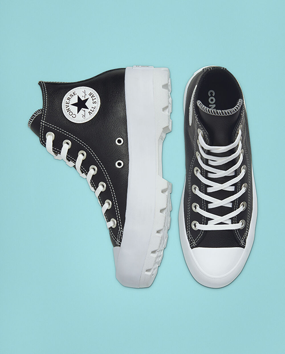 Botas de Invierno Converse Chuck Taylor All Star Mujer Negras Blancas | Argentina-43177
