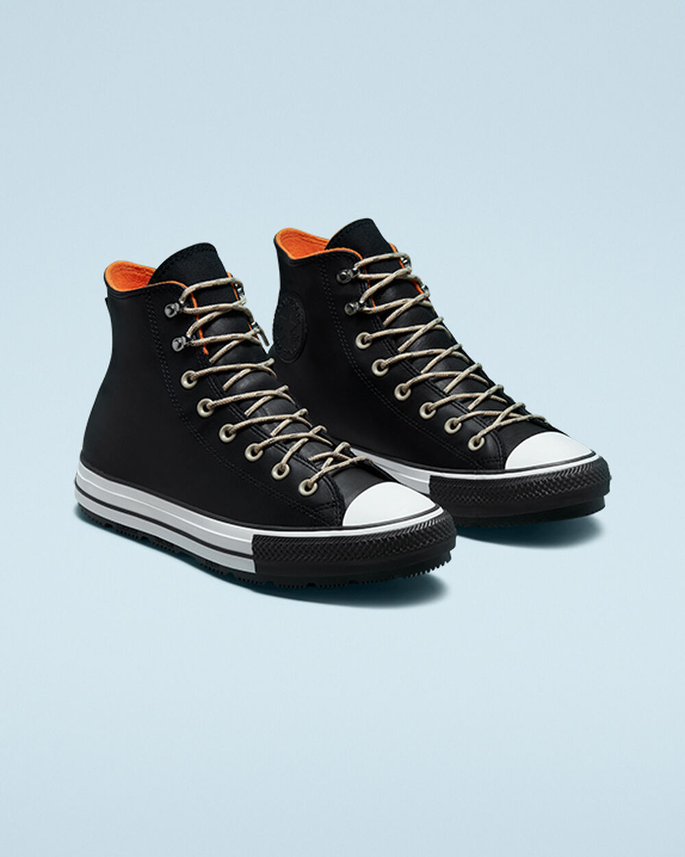 Botas de Invierno Converse Chuck Taylor All Star Hombre Negras Blancas Negras | Argentina-581327