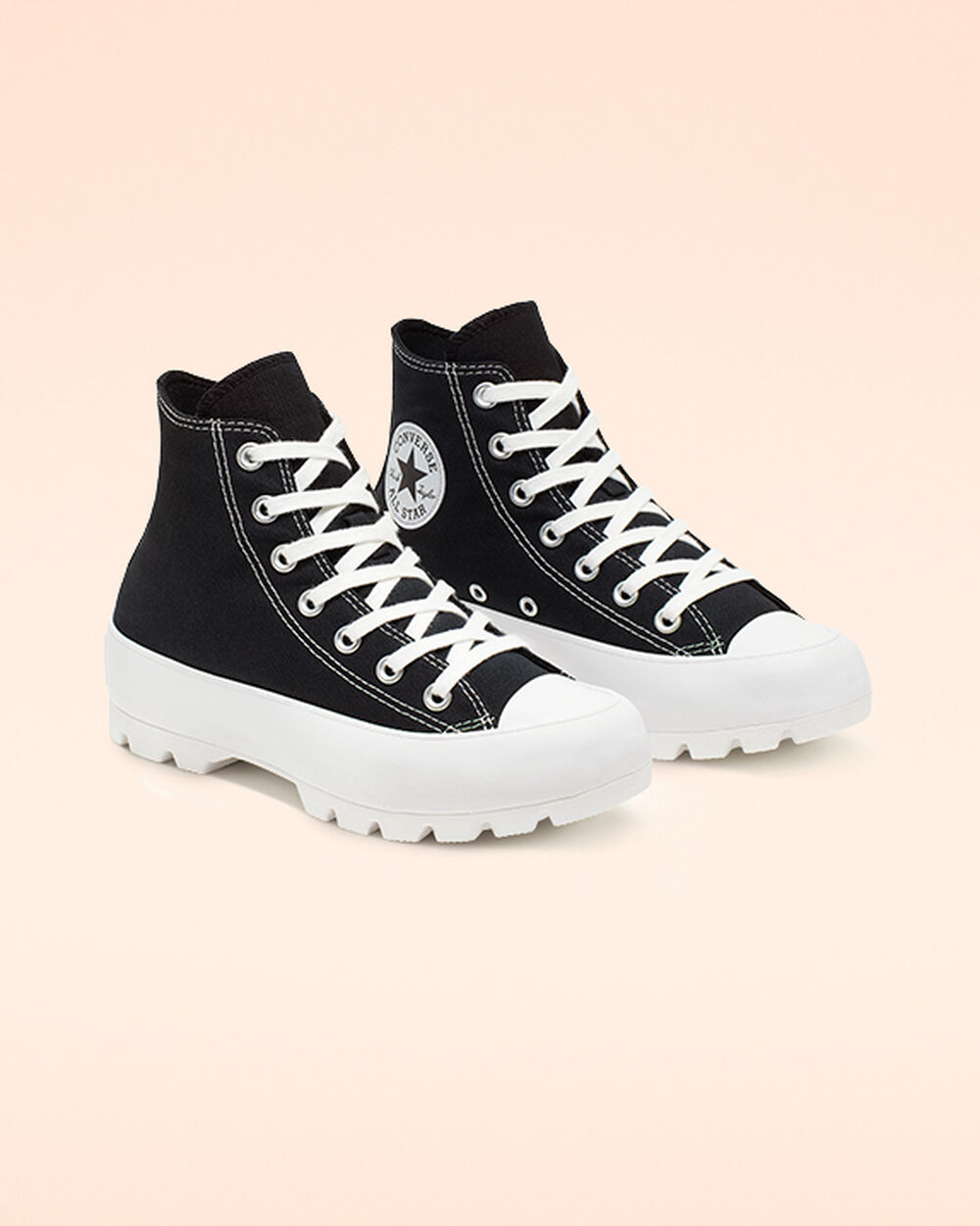 Botas de Invierno Converse Chuck Taylor All Star Lugged Mujer Negras Blancas Negras | Argentina-76597