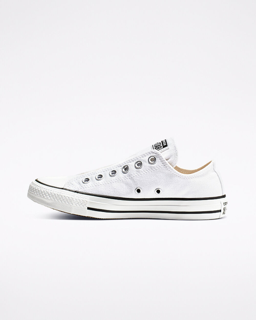 Slip On Converse Chuck Taylor All Star Hombre Blancas Negras Blancas | Argentina-63297