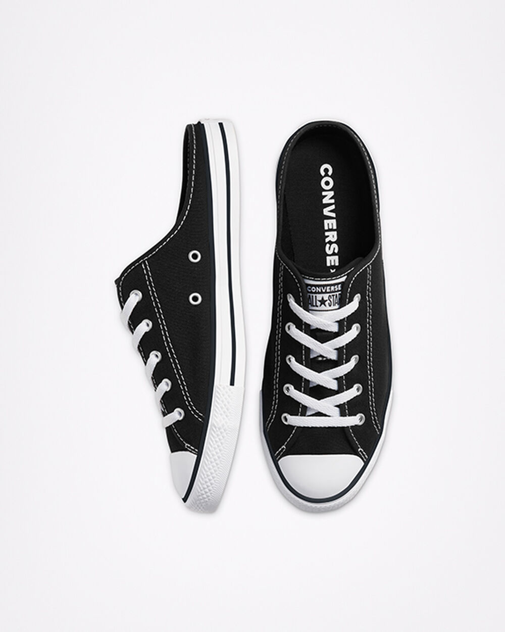 Slip On Converse Chuck Taylor All Star Mujer Negras Blancas | Argentina-31677