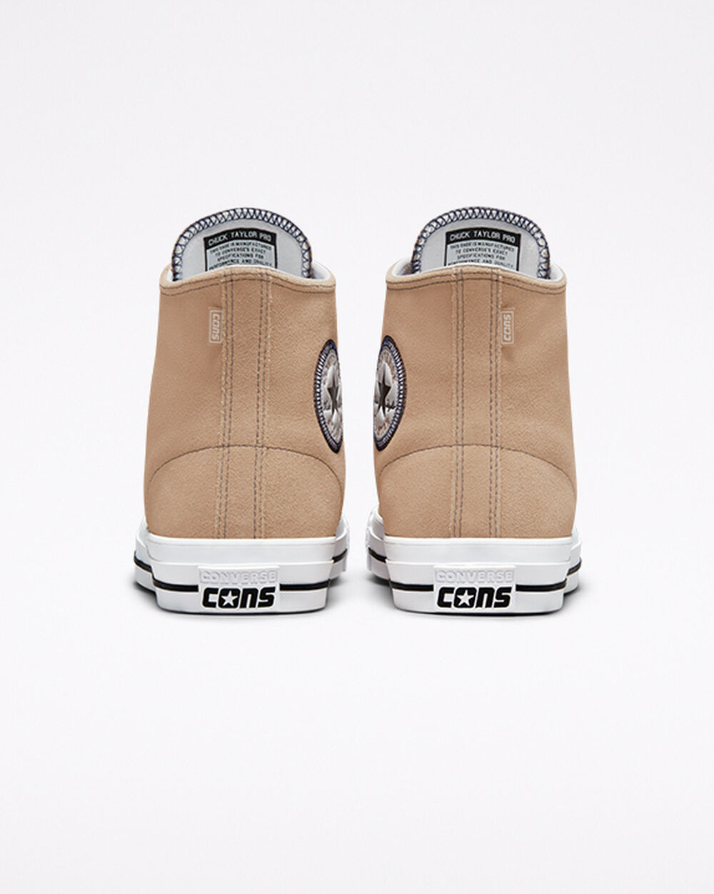 Zapatillas Converse CONS Chuck Taylor All Star Pro Mujer Kaki Negras Blancas | Argentina-015347