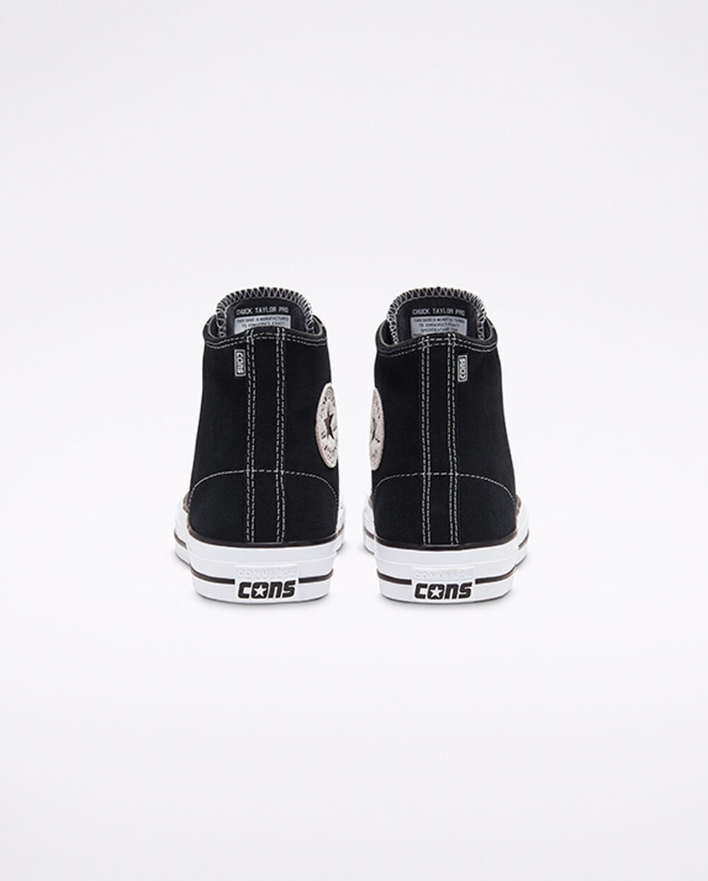 Zapatillas Converse CONS Chuck Taylor All Star Pro Hombre Negras Blancas | Argentina-591067