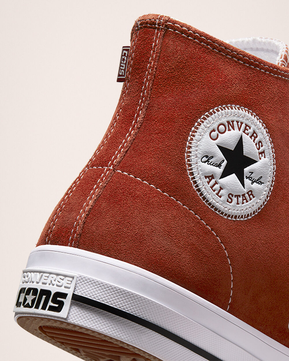 Zapatillas Converse CONS Chuck Taylor All Star Pro Mujer Rojas Oscuro Negras Blancas | Argentina-960727