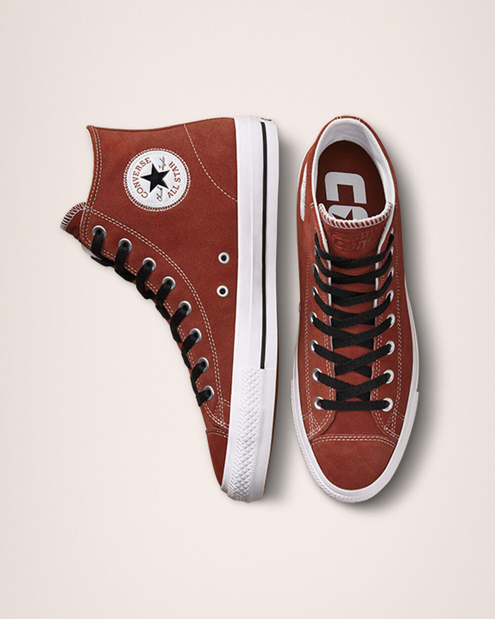 Zapatillas Converse CONS Chuck Taylor All Star Pro Mujer Rojas Oscuro Negras Blancas | Argentina-960727