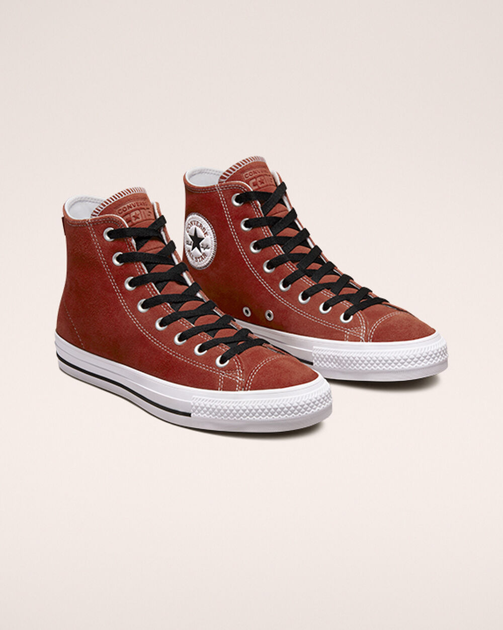 Zapatillas Converse CONS Chuck Taylor All Star Pro Mujer Rojas Oscuro Negras Blancas | Argentina-960727