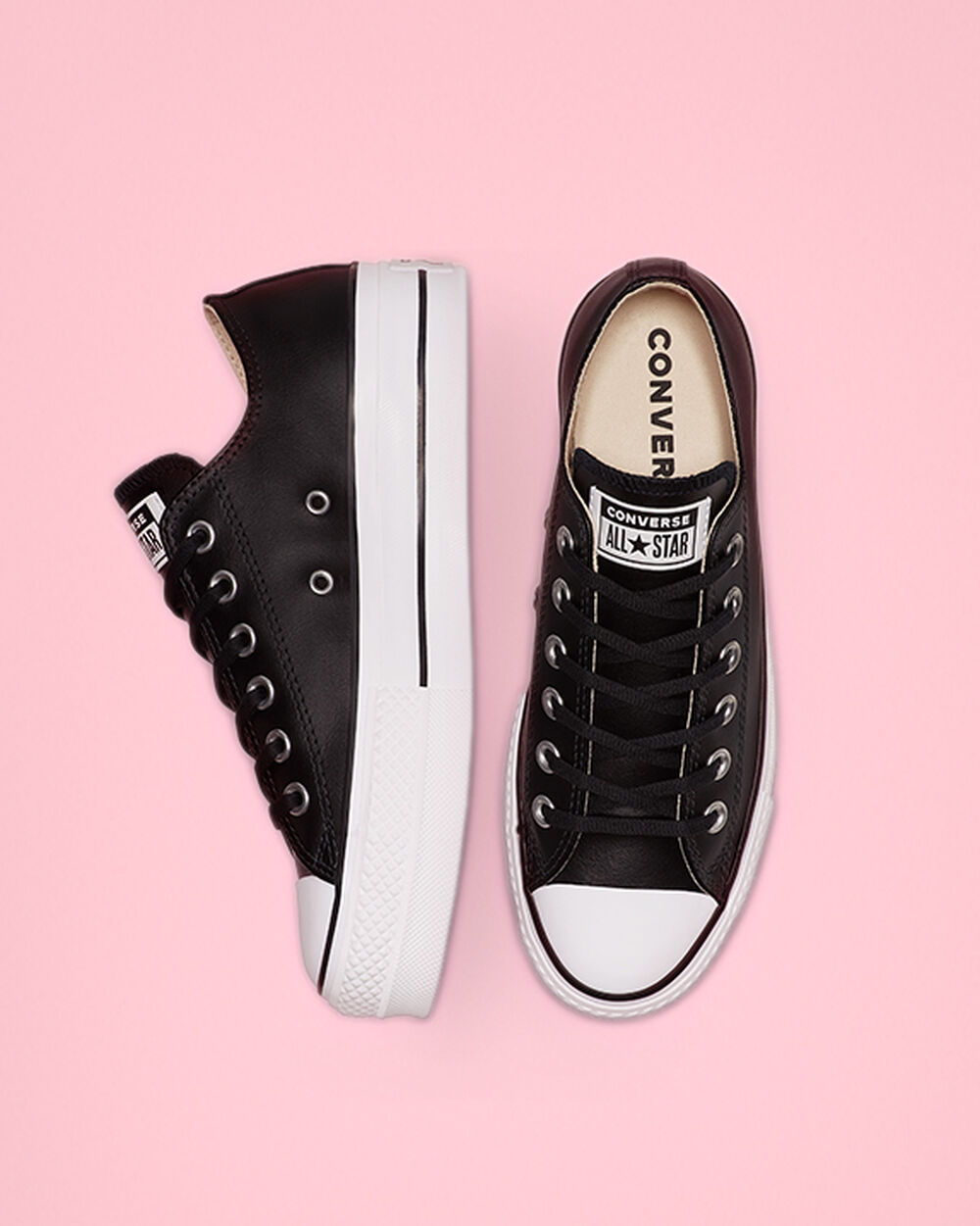 Zapatillas Converse Chuck Taylor All Star Mujer Negras Blancas | Argentina-014297