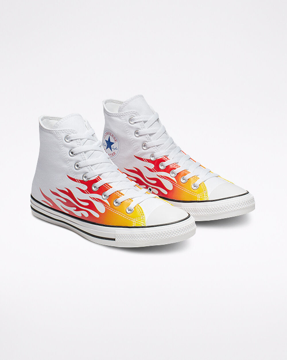Zapatillas Converse Chuck Taylor All Star Hombre Blancas Rojas Amarillo | Argentina-021677