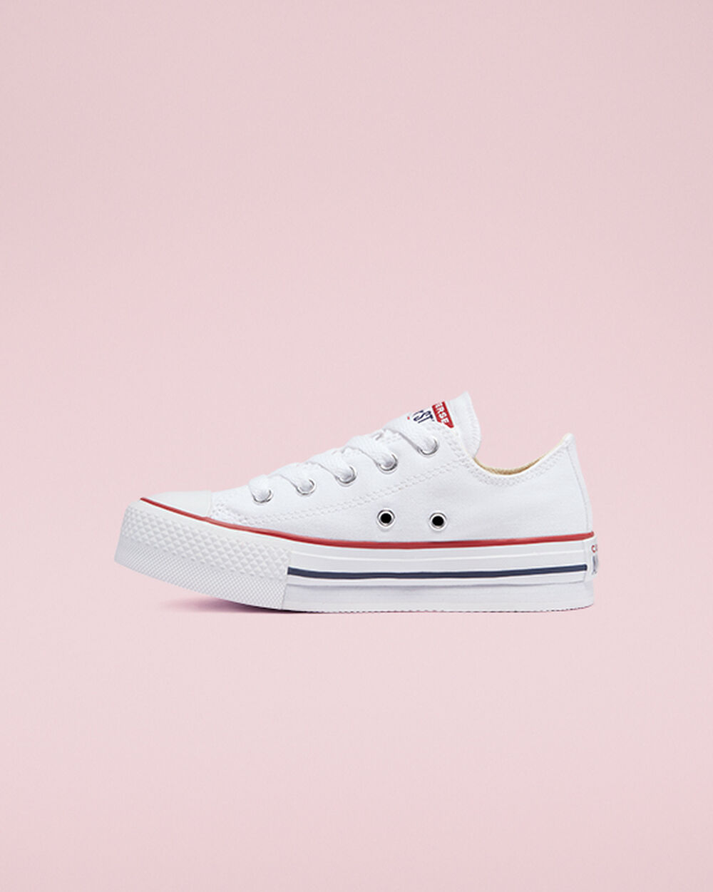 Zapatillas Converse Chuck Taylor All Star Niña Blancas Rojas Oscuro Azul Marino | Argentina-186077