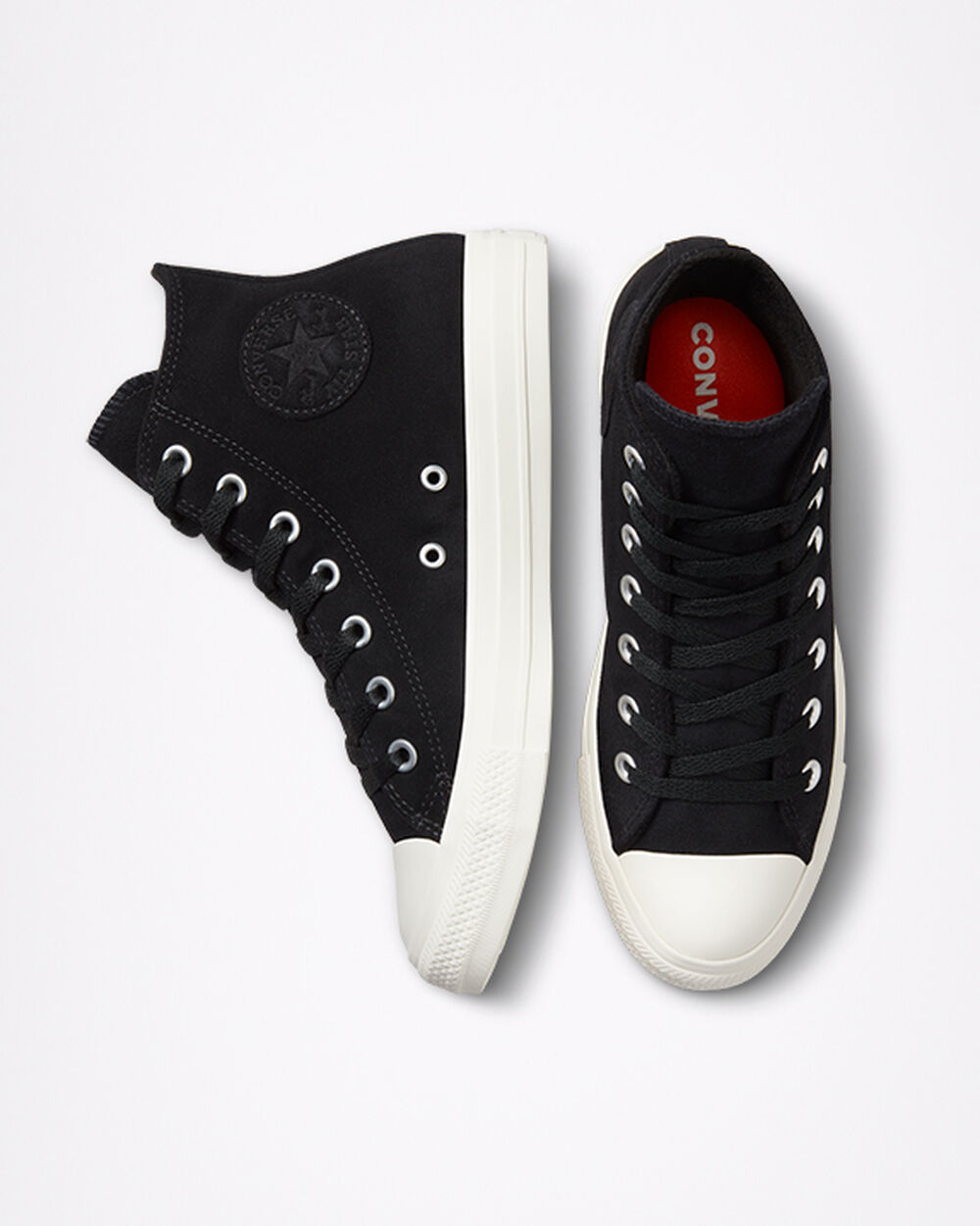 Zapatillas Converse Chuck Taylor All Star Mujer Negras Blancas | Argentina-23467