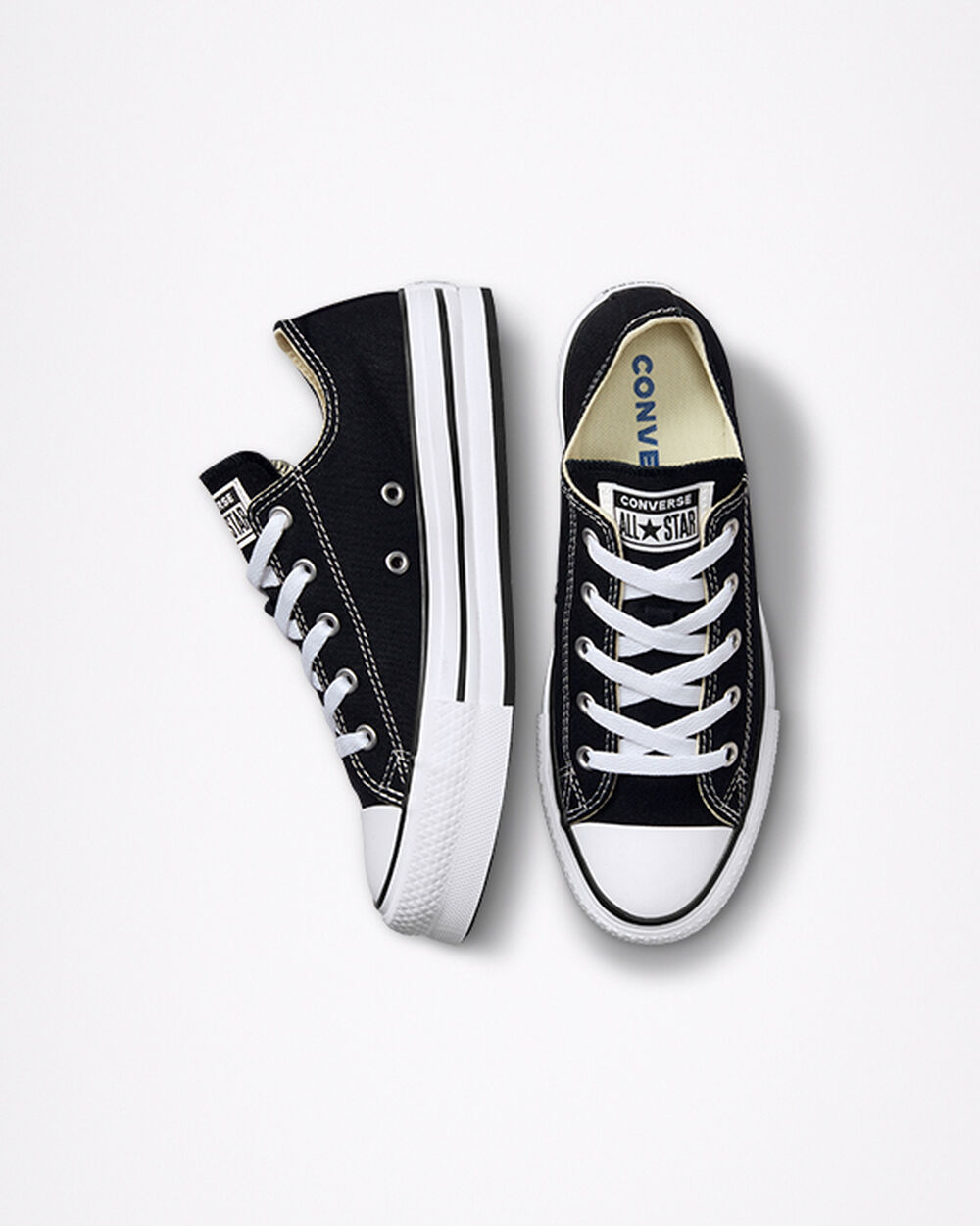 Zapatillas Converse Chuck Taylor All Star Niña Negras Blancas Negras | Argentina-327967