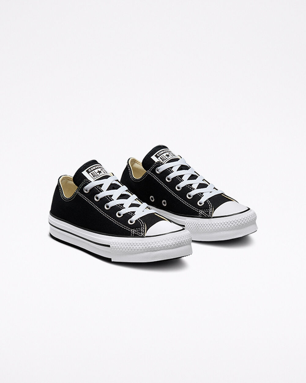 Zapatillas Converse Chuck Taylor All Star Niña Negras Blancas Negras | Argentina-327967