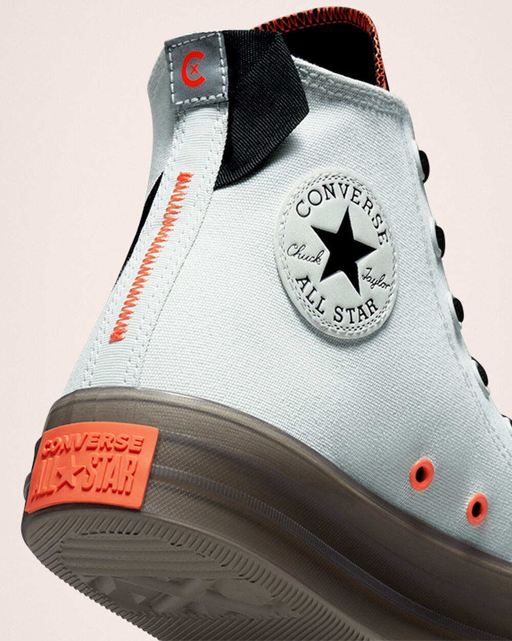 Zapatillas Converse Chuck Taylor All Star CX Mujer Plateadas Claro Negras Mango | Argentina-351647