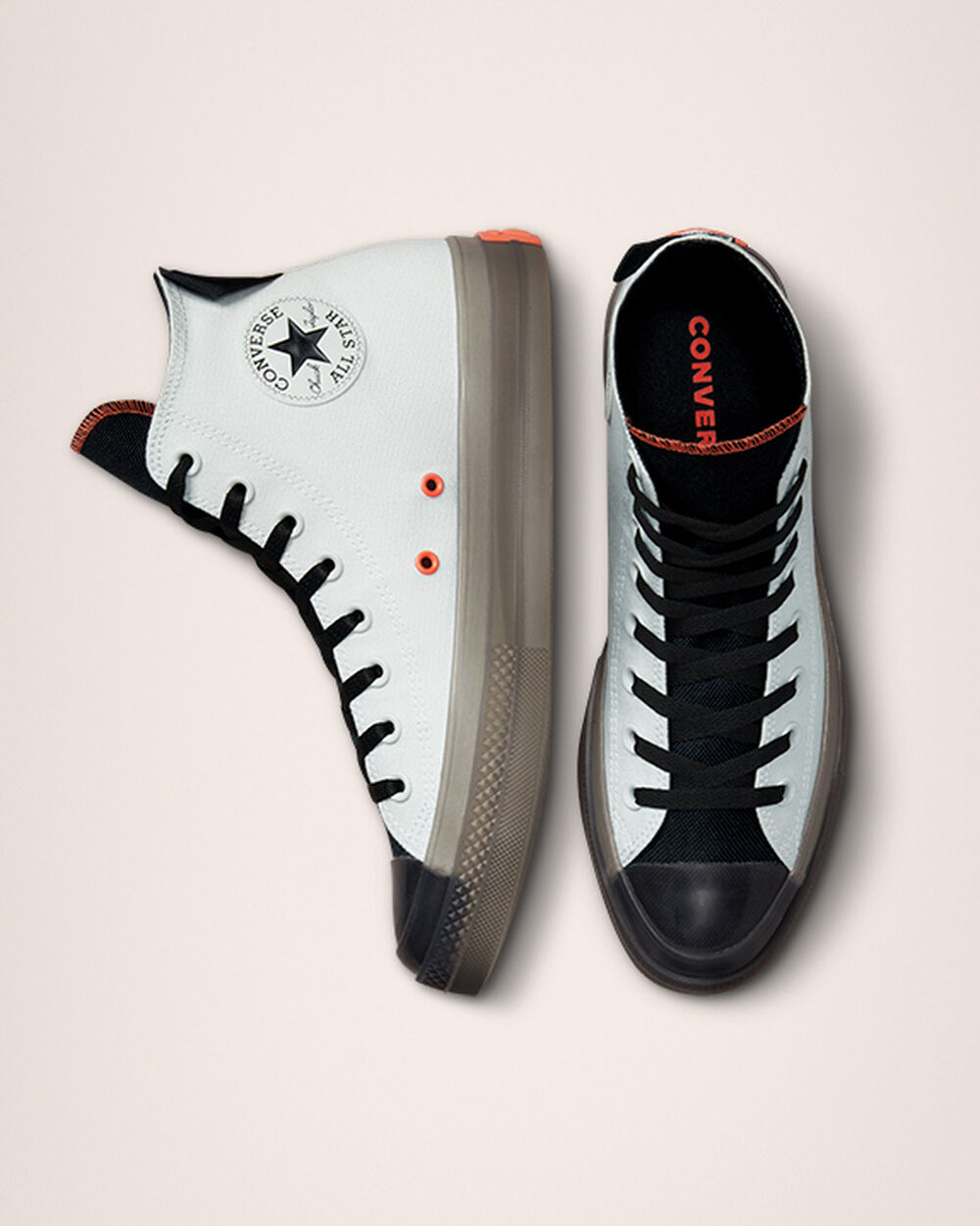 Zapatillas Converse Chuck Taylor All Star CX Mujer Plateadas Claro Negras Mango | Argentina-351647