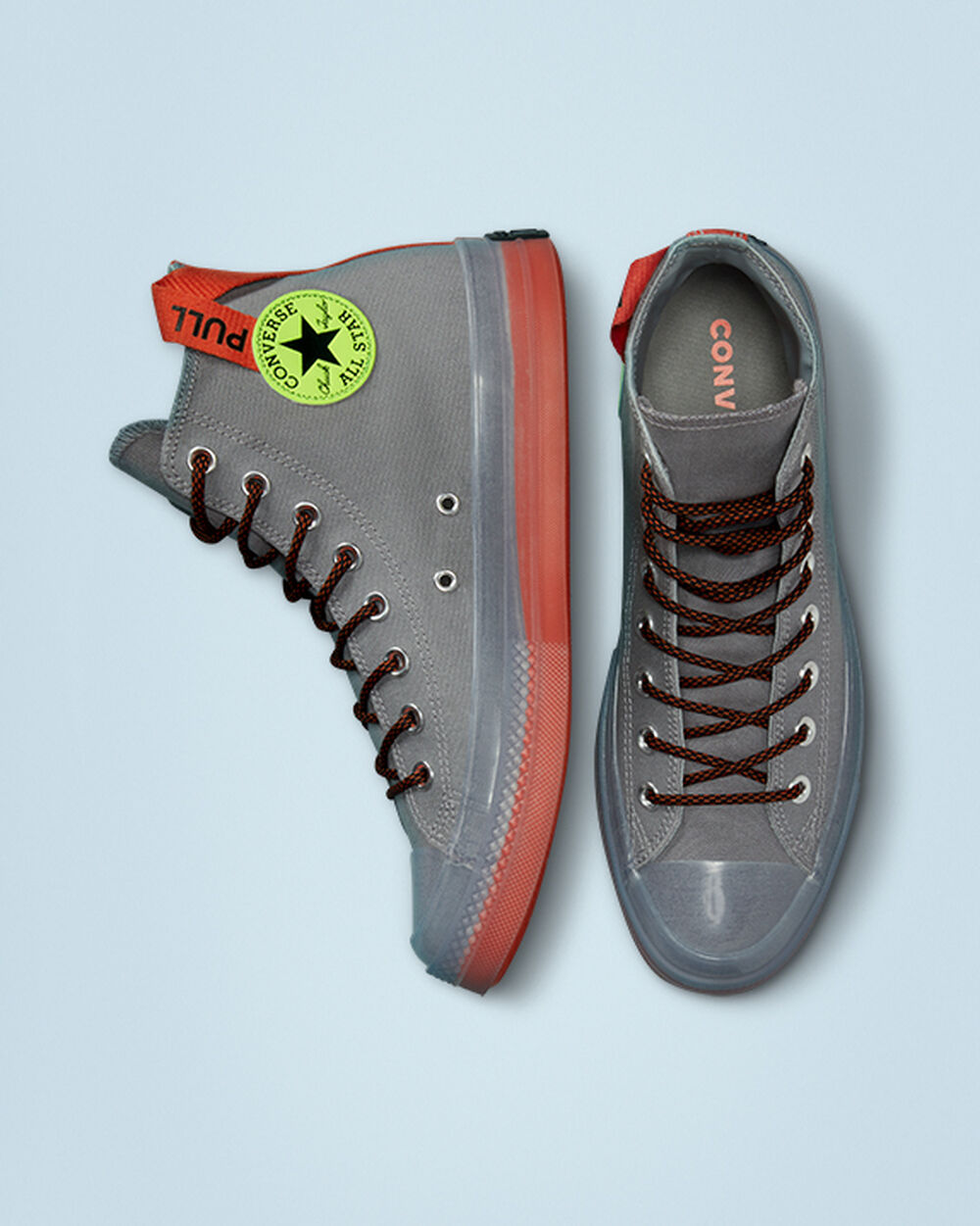Zapatillas Converse Chuck Taylor All Star CX Mujer Gris Oscuro Naranjas | Argentina-481207