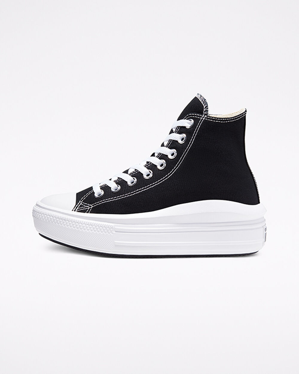 Zapatillas Converse Chuck Taylor All Star Move Mujer Negras Beige Blancas | Argentina-534107