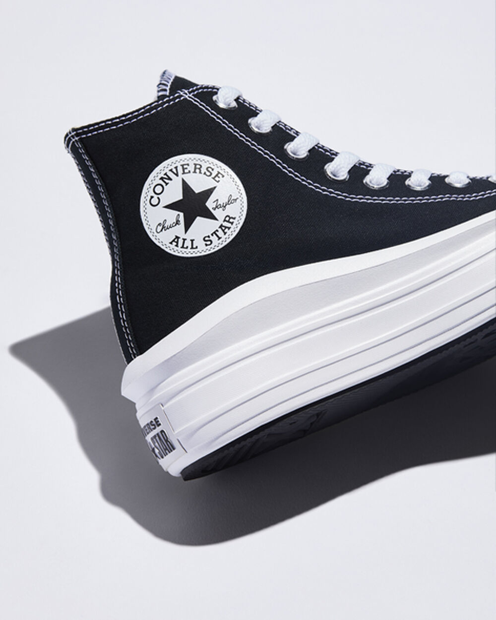 Zapatillas Converse Chuck Taylor All Star Move Mujer Negras Beige Blancas | Argentina-534107