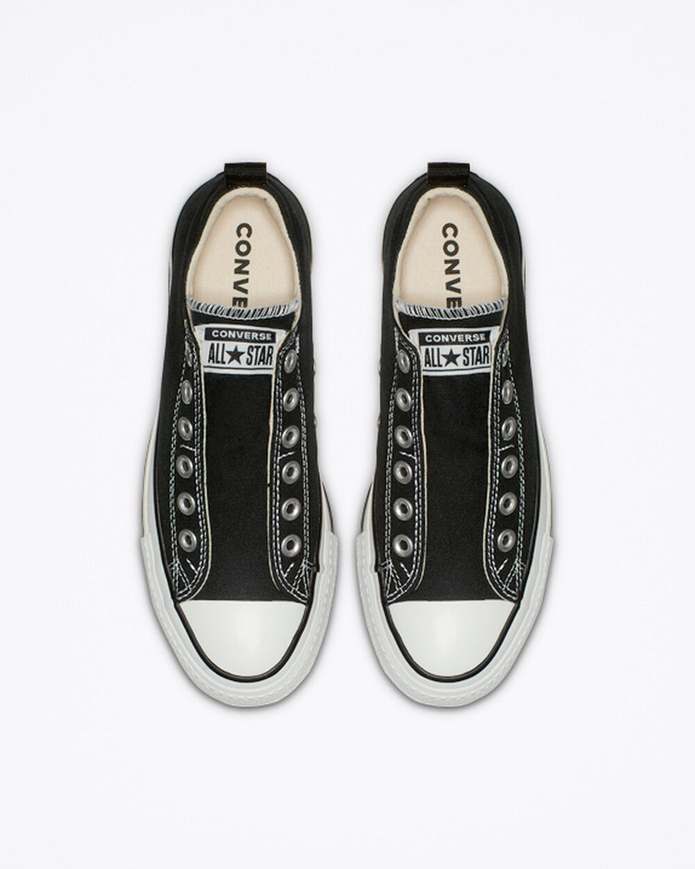 Zapatillas Converse Chuck Taylor All Star Mujer Negras Blancas Negras | Argentina-571027