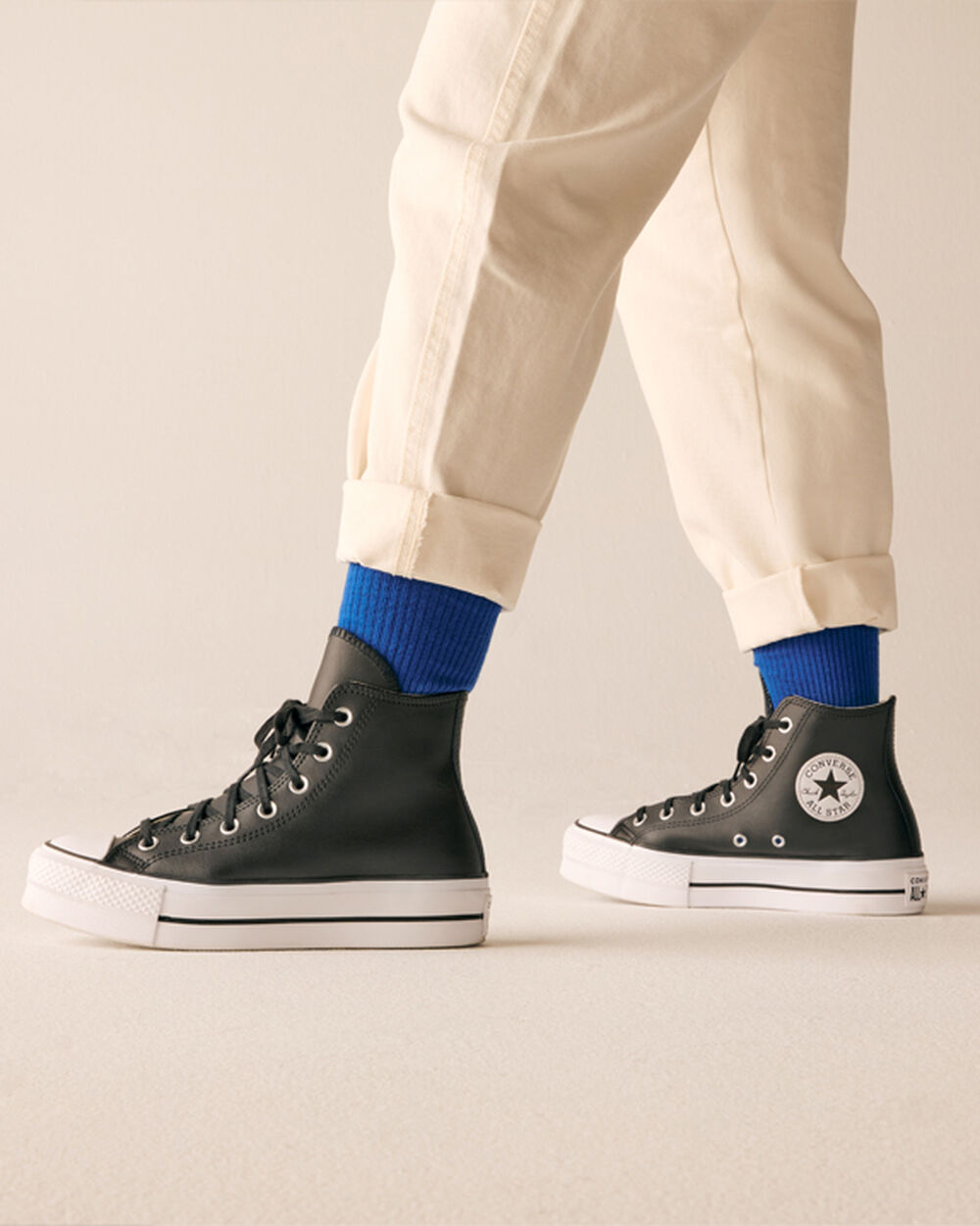 Zapatillas Converse Chuck Taylor All Star Mujer Negras Blancas | Argentina-706157