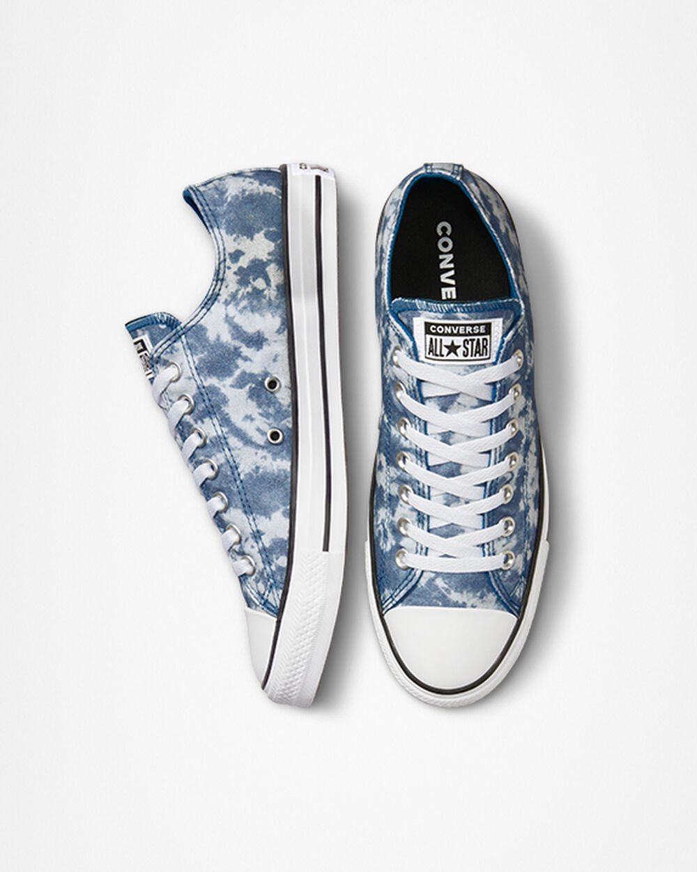 Zapatillas Converse Chuck Taylor All Star Hombre Azules Blancas Negras | Argentina-728037