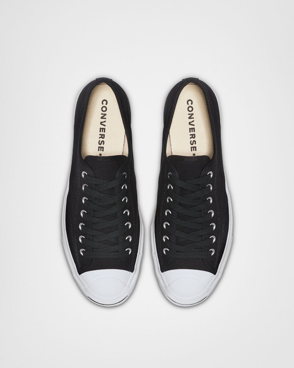 Zapatillas Converse Jack Purcell Hombre Negras Blancas Negras | Argentina-906147