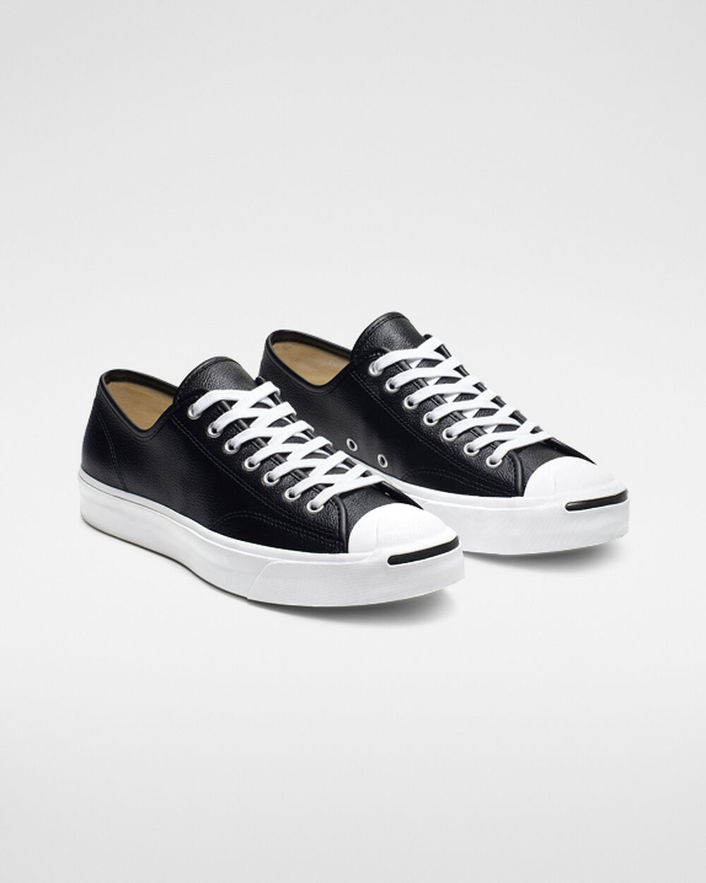 Zapatillas Converse Jack Purcell Mujer Negras Blancas | Argentina-37027