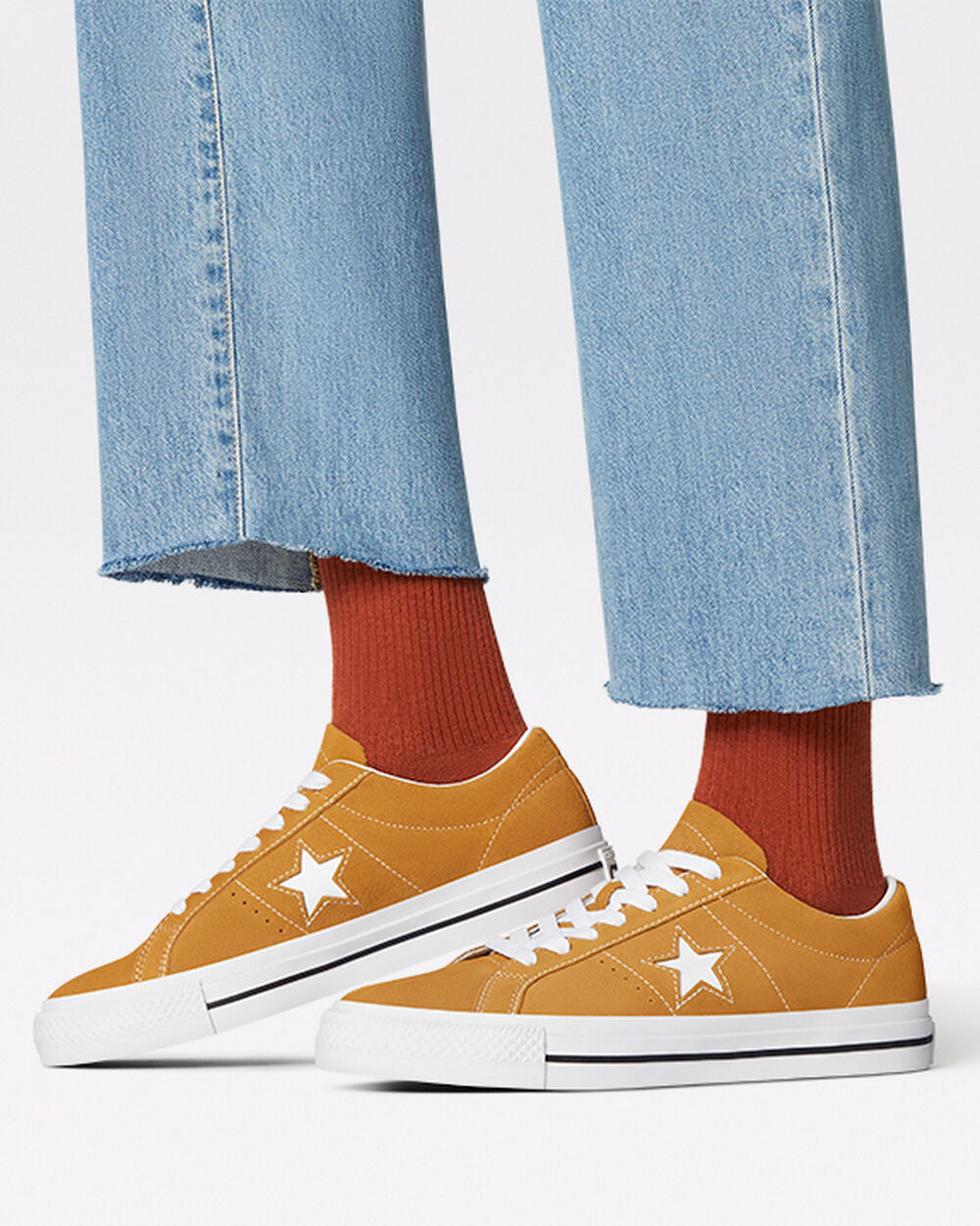 Zapatillas Converse One Star Hombre Marrones Blancas | Argentina-184677