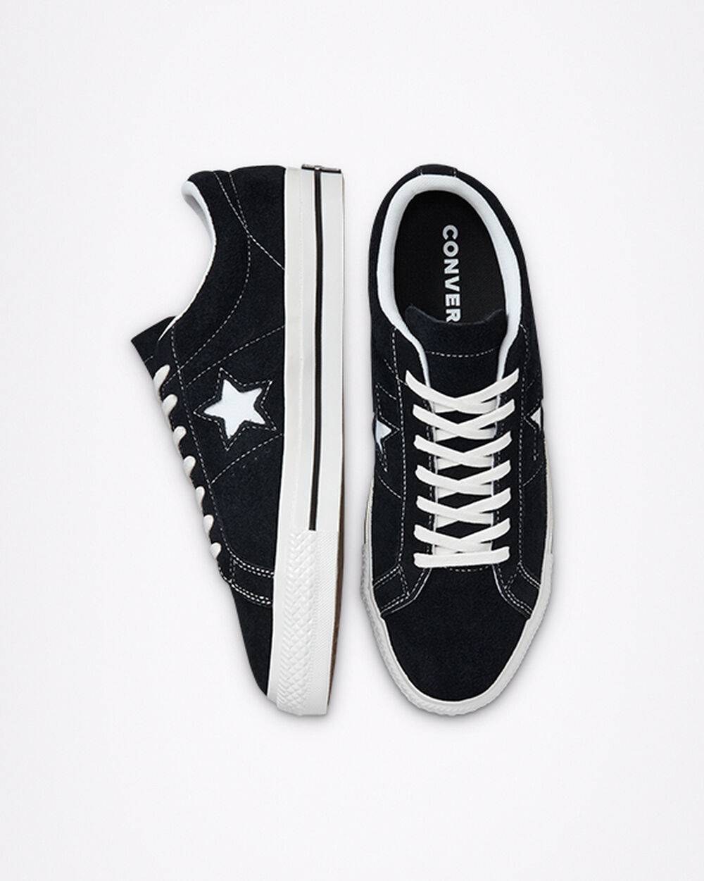 Zapatillas Converse One Star Hombre Negras Blancas | Argentina-138727