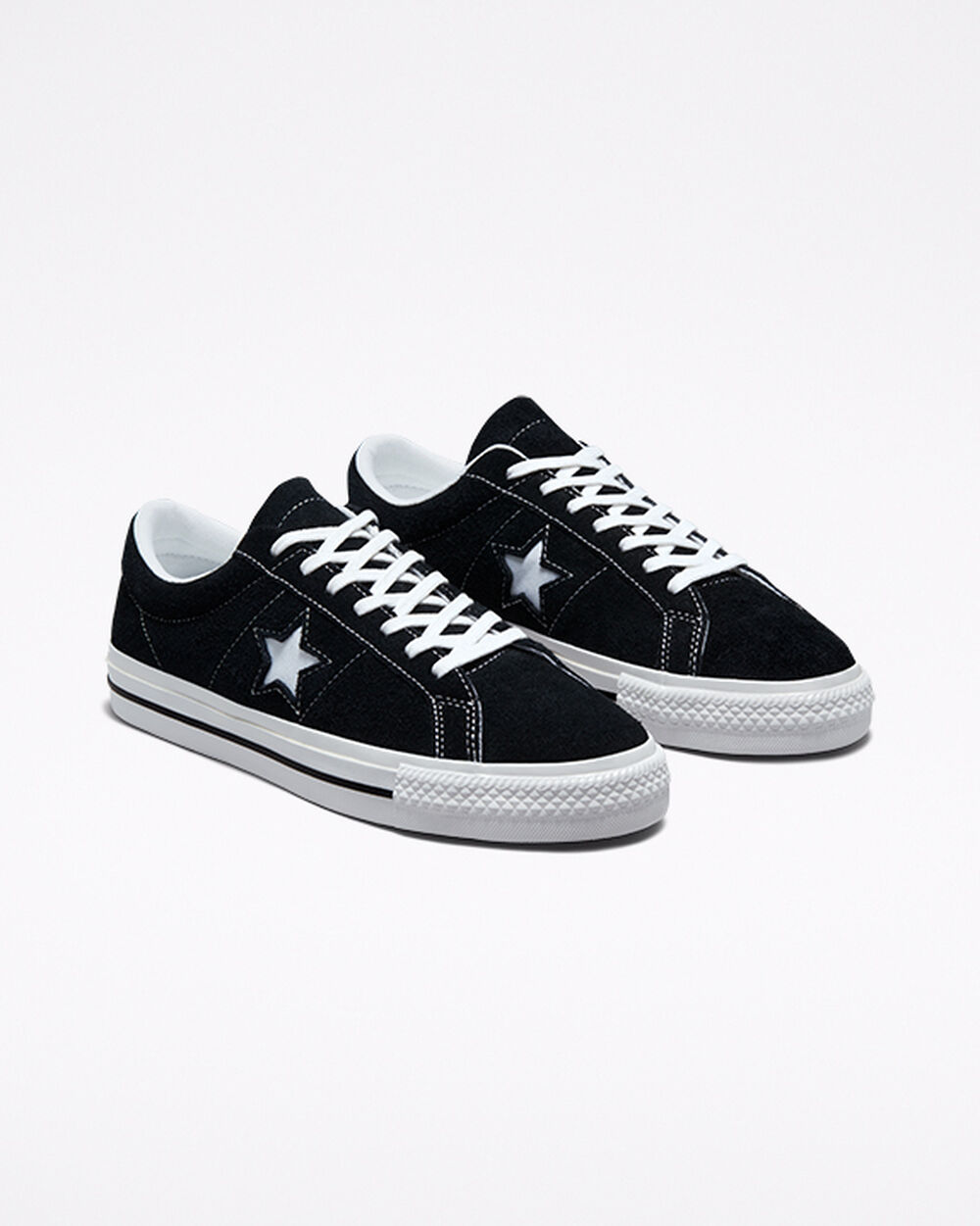 Zapatillas Converse One Star Hombre Negras Blancas | Argentina-138727