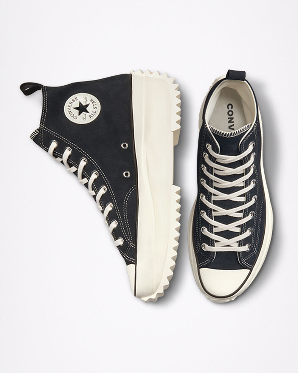 Zapatillas Converse Run Star Hike Mujer Negras Blancas | Argentina-067827