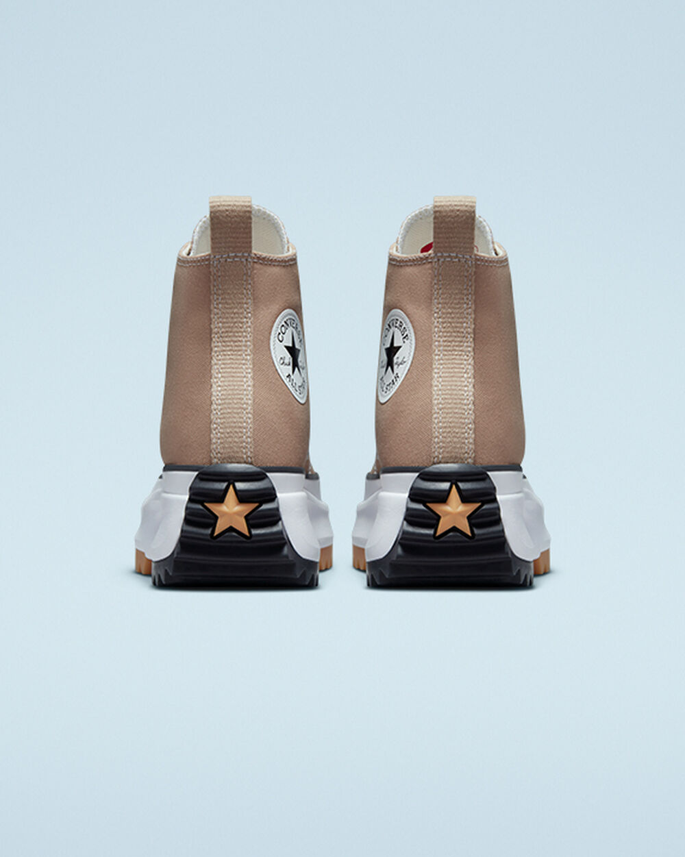 Zapatillas Converse Run Star Hike Mujer Kaki Negras Blancas | Argentina-19637
