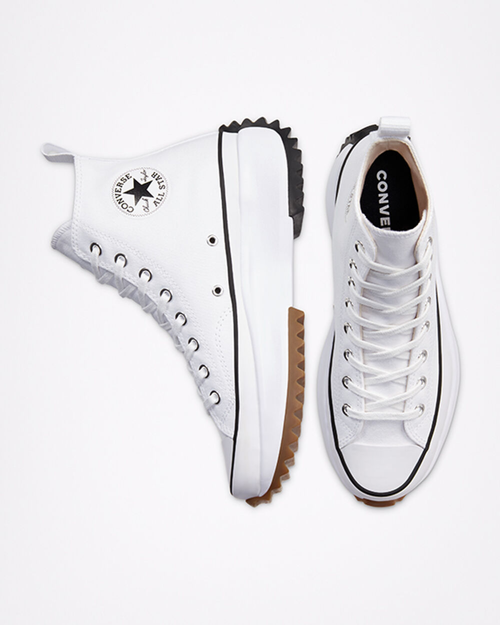 Zapatillas Converse Run Star Hike Mujer Blancas Negras | Argentina-493607