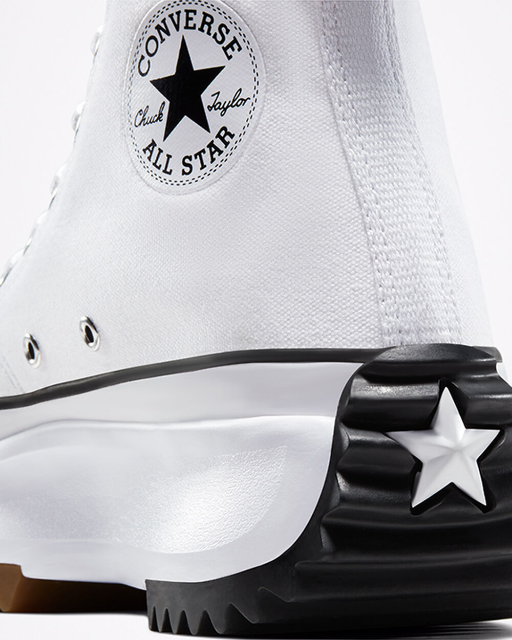 Zapatillas Converse Run Star Hike Mujer Blancas Negras | Argentina-493607