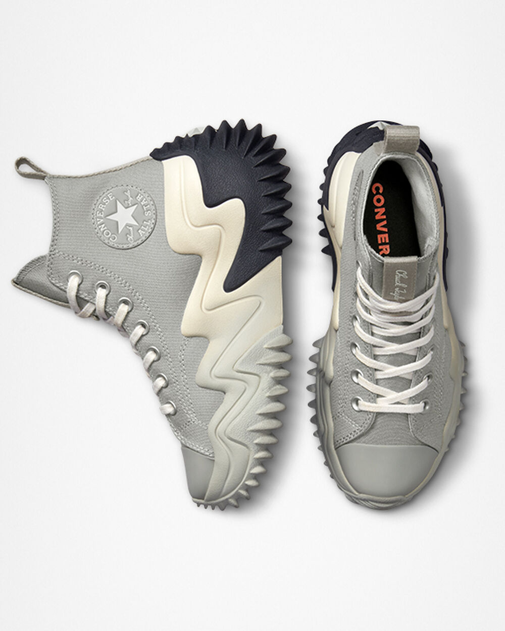 Zapatillas Converse Run Star Motion Mujer Verde Oliva Plateadas Claro | Argentina-97407