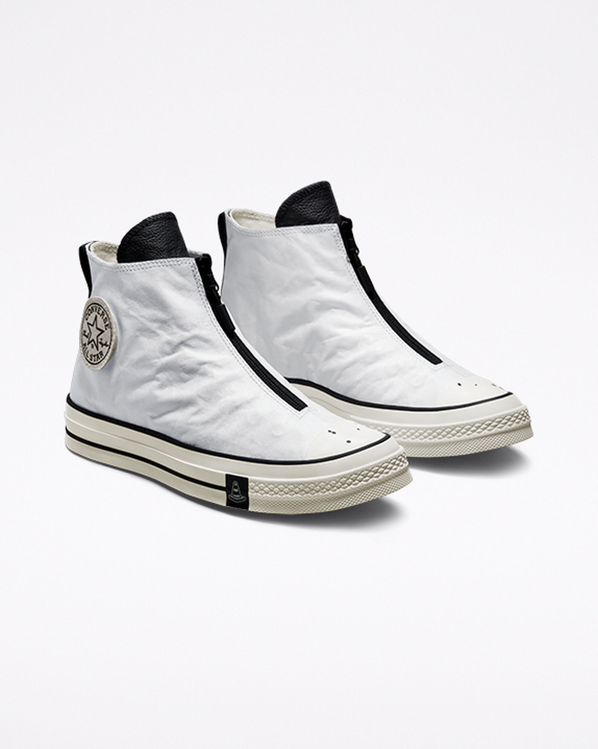 Zapatillas Converse x Joshua Vides Chuck 70 Mujer Blancas Negras | Argentina-746957